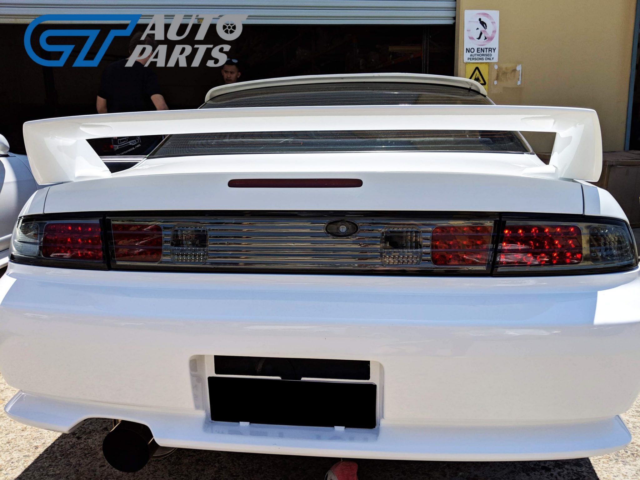 Smoked Led Tail Lights Smoked Garnish For Nissan Silvia S