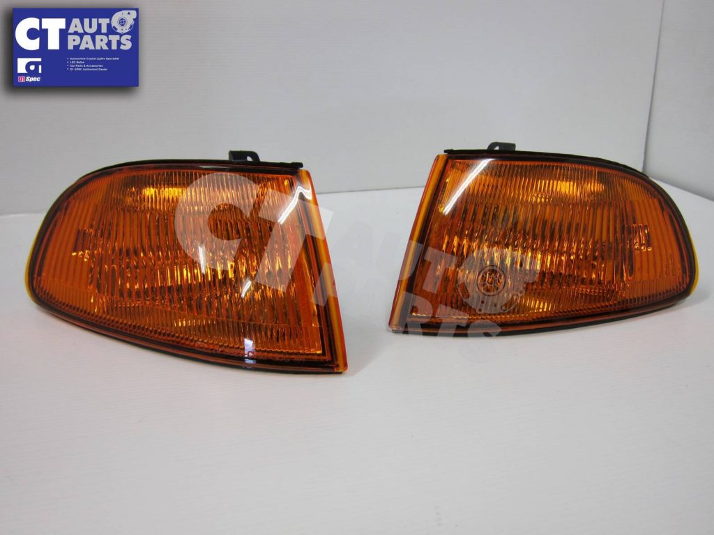 JDM Amber Corner Indicator Light for 91-95 Honda Civic EG 3D Hatchback-45