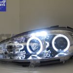 Clear LED Angel Eyes Projector Head Lights for 01-05 MAZDA MX5 NB MX 5-2734