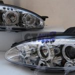 Clear LED Angel Eyes Projector Head Lights for 01-05 MAZDA MX5 NB MX 5-2732