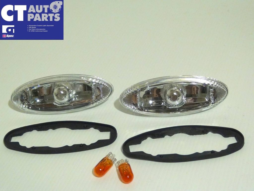 Crystal Clear Side indicators side markers for 92-02 Mazda RX7 FD3S -369