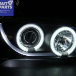 92-00 SUBARU IMPREZA WRX GC Black CCFL Angle Eye Projector HeadLights DRL-355