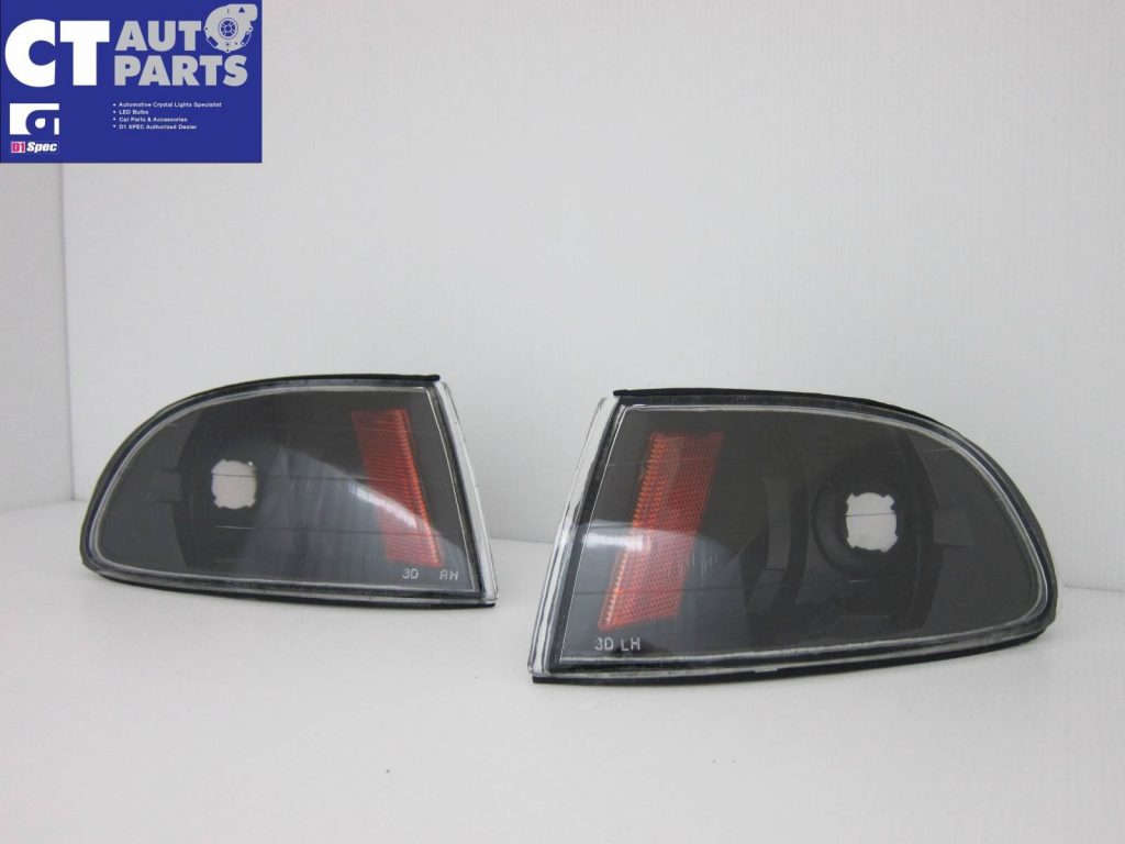 JDM Black Corner Indicator Lights for 92-95 HONDA CIVIC EG 3D Hatch-430