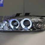 Clear LED Projector Angle Eyes Headlights for 92-95 HONDA CIVIC EG Si SiR Vti-4505