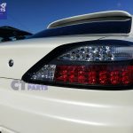 BLACK Dynamic LED Tail lights 99-02 Nissan Silvia 200SX S15 Spec R YASHIO STYLE-5325