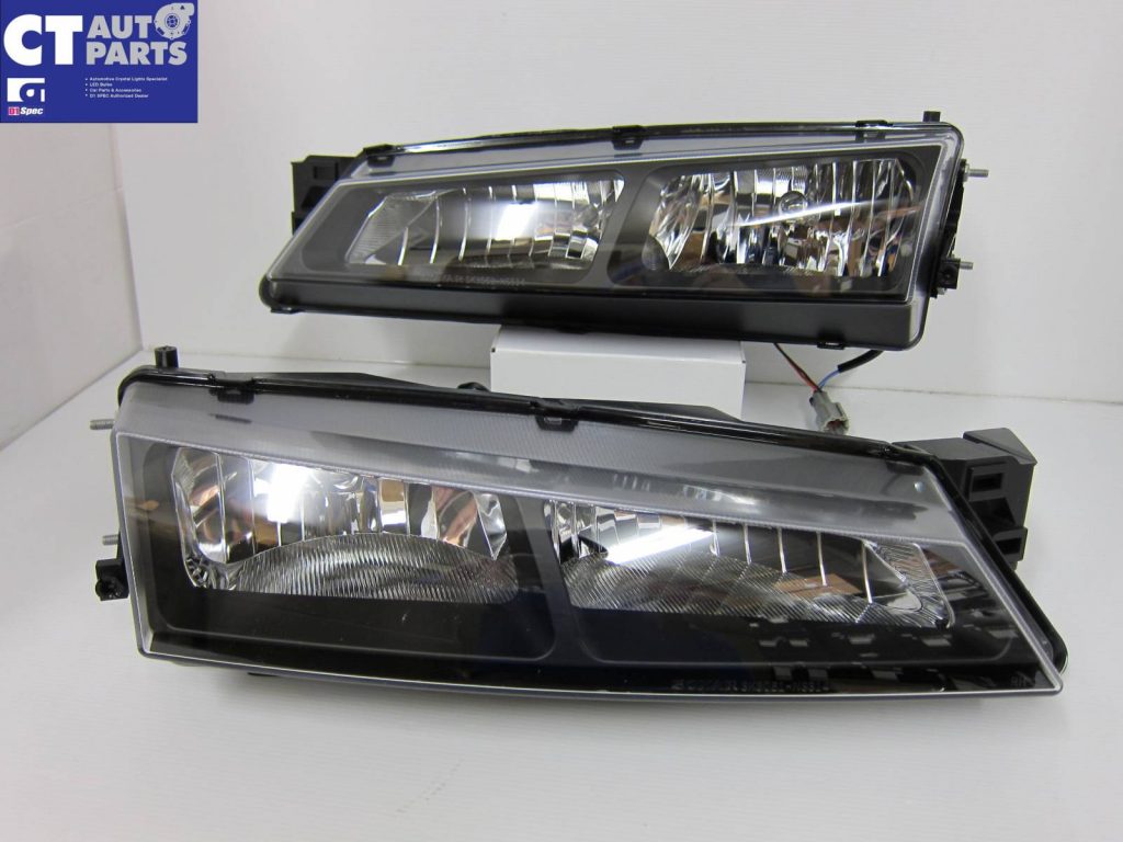 JDM Black HeadLights for 96-98 Nissan Silvia S14 200SX-555