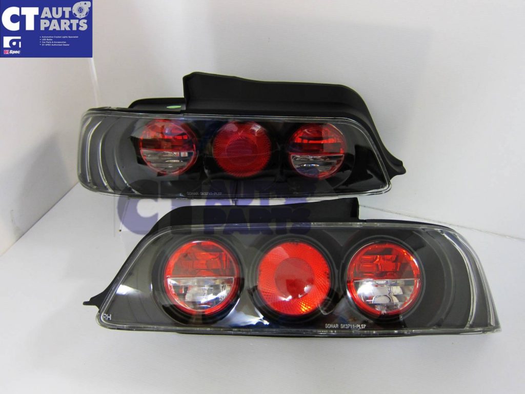 JDM Black Altezza Tail lights for 96-01 Honda Prelude VtiR VtiS Type S -548