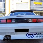 Black LED Tail lights & Black Garnish for 93-98 NISSAN SILVIA S14 200SX DMAX -11428