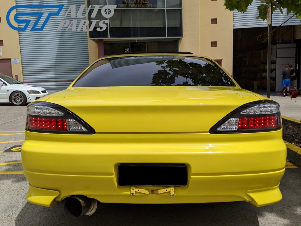 BLACK Dynamic LED Tail lights 99-02 Nissan Silvia 200SX S15 Spec R YASHIO STYLE-11930