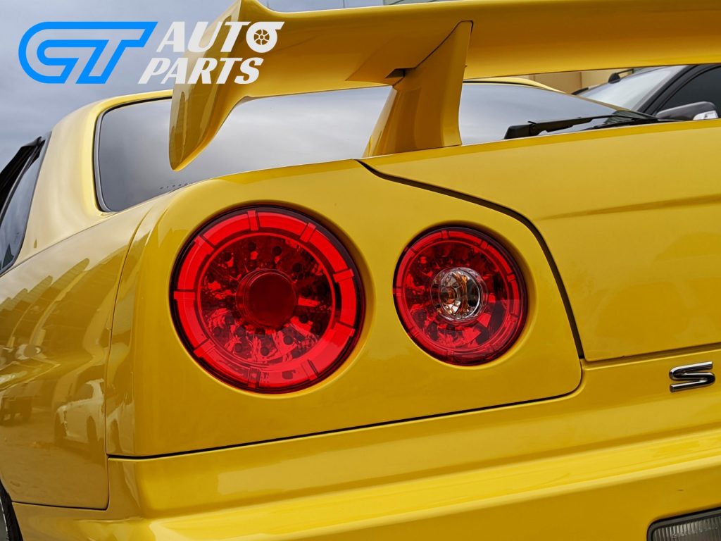 Clear Red LED Tail light for 98-02 Nissan Skyline R34 GTR GTT RB-0