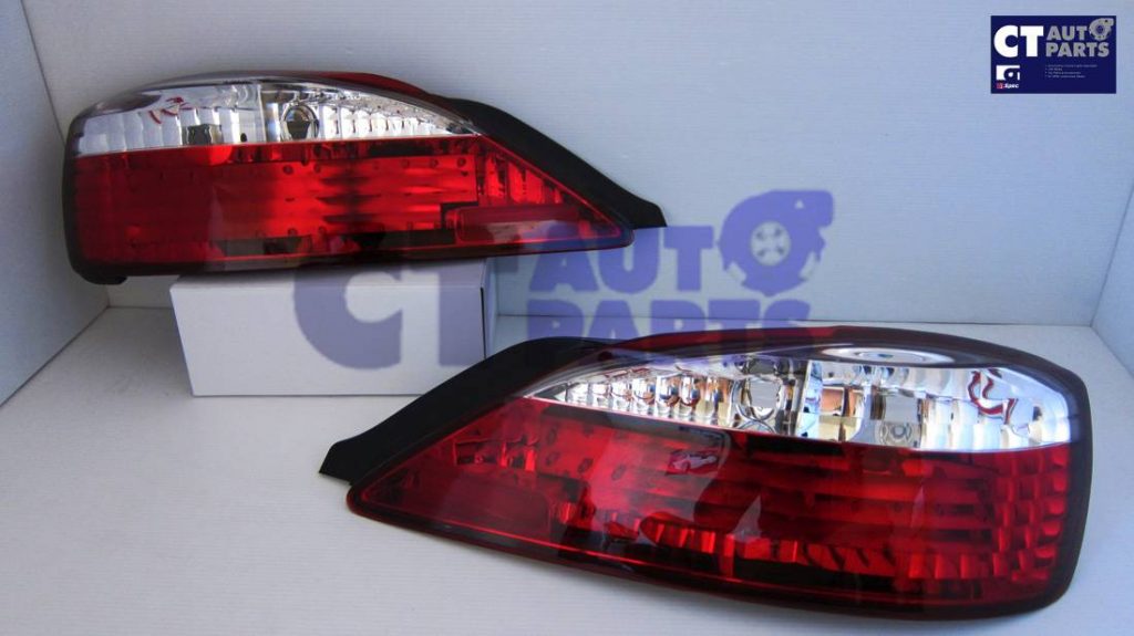 Crystal Clear Red LED Tail lights for 99-02 NISSAN SILVIA S15 200SX Spec R -4007