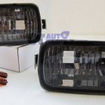 Black Front Bumper lights Front Signal Lights for 99-02 NISSAN SKYLINE R34 GTR GTT-3020