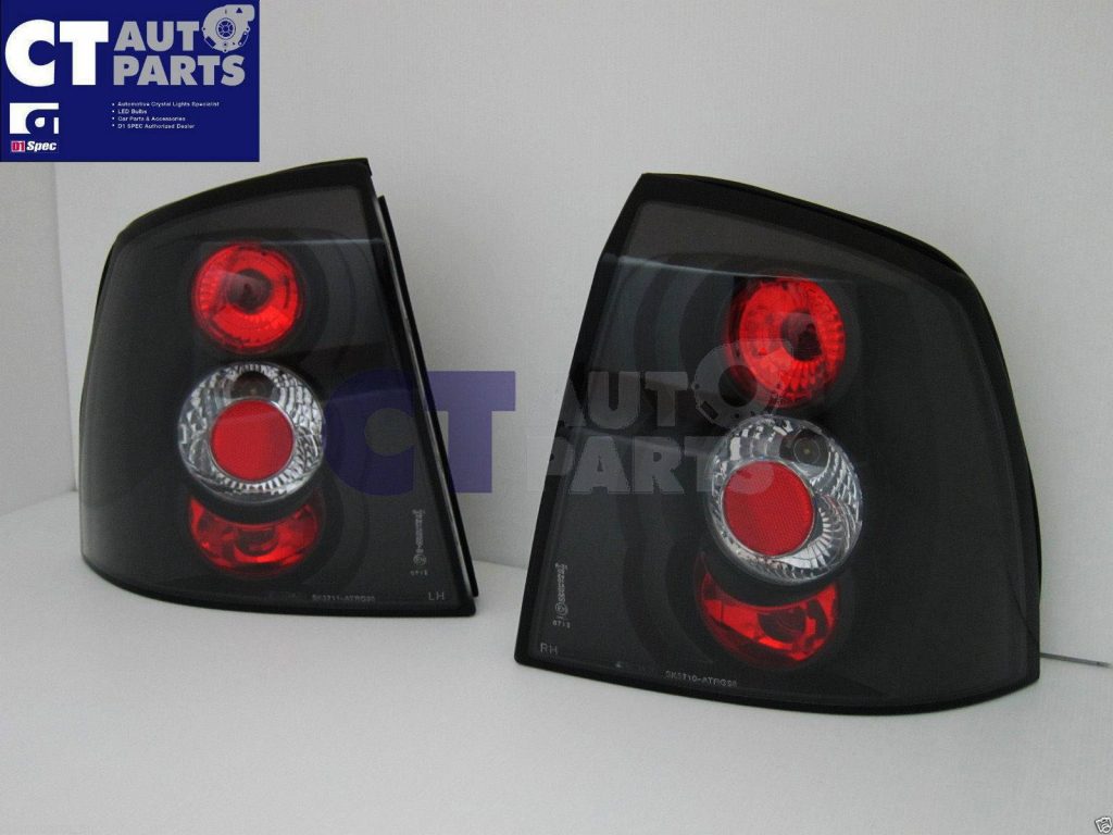 Black Altezza Tail Lights for 98-04 Holden Astra G TS 3D 5D Hatchback-4861