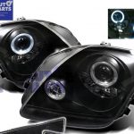 Black LED Angle Eye Projector Headlights for 96-01 Honda Prelude VTIR VTIS TYPE S-581