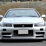 Black Front Bumper lights Front Signal Lights for 99-02 NISSAN SKYLINE R34 GTR GTT-4444