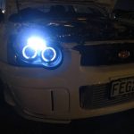 Clear LED Angle Eyes Projector Headlight for 03-05 SUBARU IMPREZA WRX RX STI GD -4527