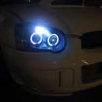 Clear LED Angle Eyes Projector Headlight for 03-05 SUBARU IMPREZA WRX RX STI GD -2754