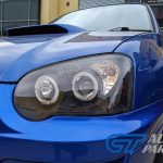 JDM Black LED Angle Eyes Projector Headlights for 03-05 SUBARU IMPREZA WRX RX STI GD -12876