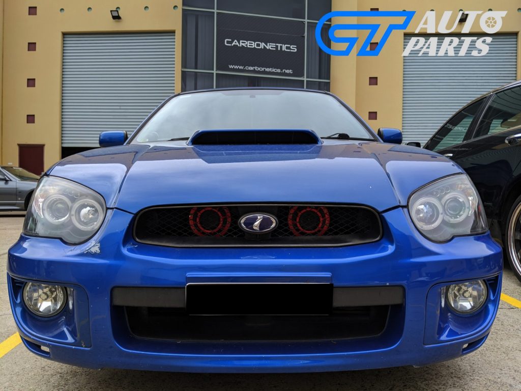 JDM Black LED Angle Eyes Projector Headlights for 03-05 SUBARU IMPREZA WRX RX STI GD -12877