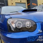 JDM Black LED Angle Eyes Projector Headlights for 03-05 SUBARU IMPREZA WRX RX STI GD -12880