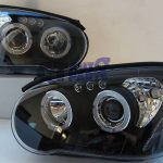 JDM Black LED Angle Eyes Projector Headlights for 03-05 SUBARU IMPREZA WRX RX STI GD -2746