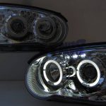 Clear LED Angle Eyes Projector Headlight for 03-05 SUBARU IMPREZA WRX RX STI GD -2755