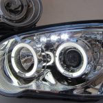 Clear LED Angle Eyes Projector Headlight for 03-05 SUBARU IMPREZA WRX RX STI GD -2753