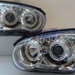 Clear LED Angle Eyes Projector Headlight for 03-05 SUBARU IMPREZA WRX RX STI GD -2757