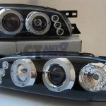 Black Angle Eye LED Projector Headlights for 92-00 SUBARU IMPREZA WRX GC-3289