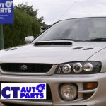 Black Angle Eye LED Projector Headlights for 92-00 SUBARU IMPREZA WRX GC-4674