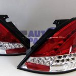 Clear Red Full LED Tail Lights for 11-15 Suzuki Swift FZ GA GLX GL CLASSIC SPORTS JY-1322