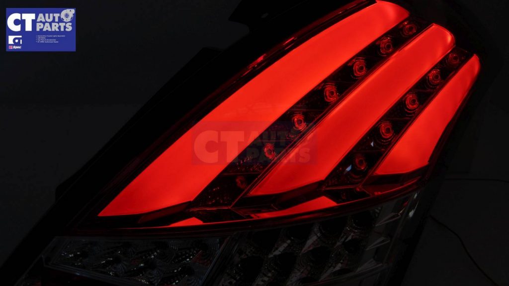 Clear Red Full LED Tail Lights for 11-15 Suzuki Swift FZ GA GLX GL CLASSIC SPORTS JY-1328