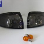 JDM Black Front Corner Indicator Lights for 93-96 NISSAN SILVIA S14 200SX SR20-0