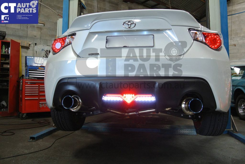 VALENTI Red Full LED Reverse Fog Lights for Toyota FT86 GT GTS Subaru BRZ ZN6-4111