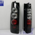 JDM Black ALtezza Tail lights for 04-19 Toyota Hiace VAN -6230