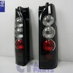 JDM Black ALtezza Tail lights for 04-19 Toyota Hiace VAN -6232