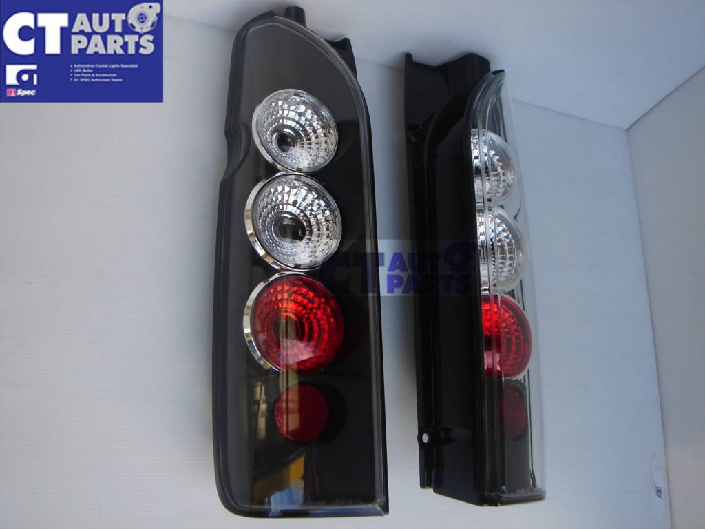 JDM Black ALtezza Tail lights for 04-19 Toyota Hiace VAN -6202