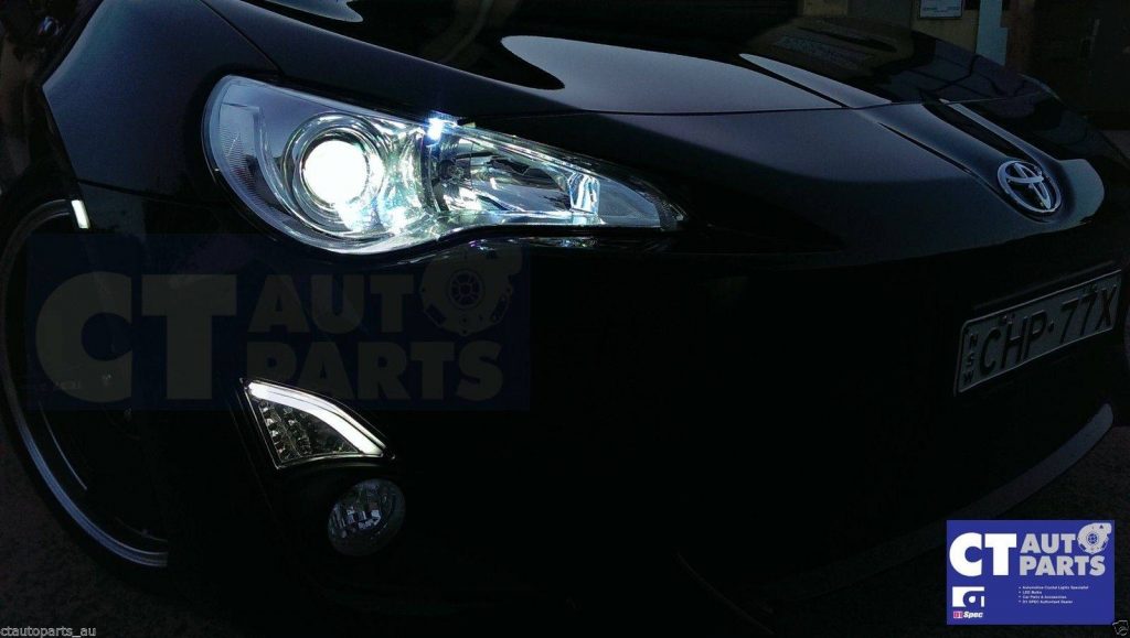 Smoked Black LED Signal Bumper Corner Lights for Toyota 86 GT86 GT GTS-4725