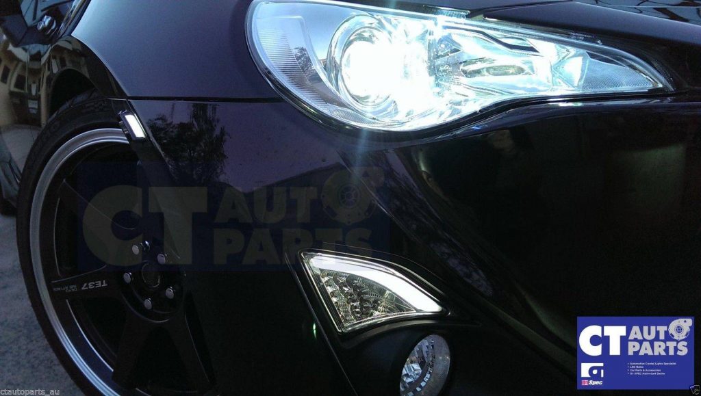 Clear LED 3D Signal Bumper Corner Lights for Toyota 86 GT86 GT GTS-4716