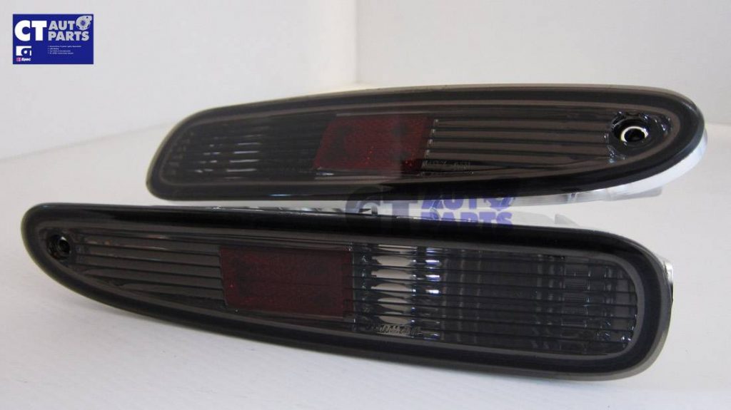 Smoke Black Rear Reverse Indicators Reverse Lamp for 97-02 Mazda RX7 FD3S-0