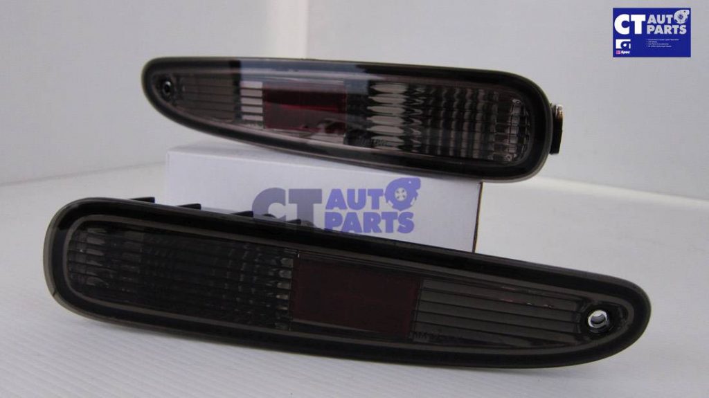 Smoke Black Rear Reverse Indicators Reverse Lamp for 97-02 Mazda RX7 FD3S-4584