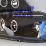 Black LED Angle Eye Projector Headlights for 96-98 HONDA CIVIC EK VTI -4495