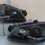 BLACK LED DRL Projector Head Lights for 05-07 Subaru Impreza WRX STi RX -0