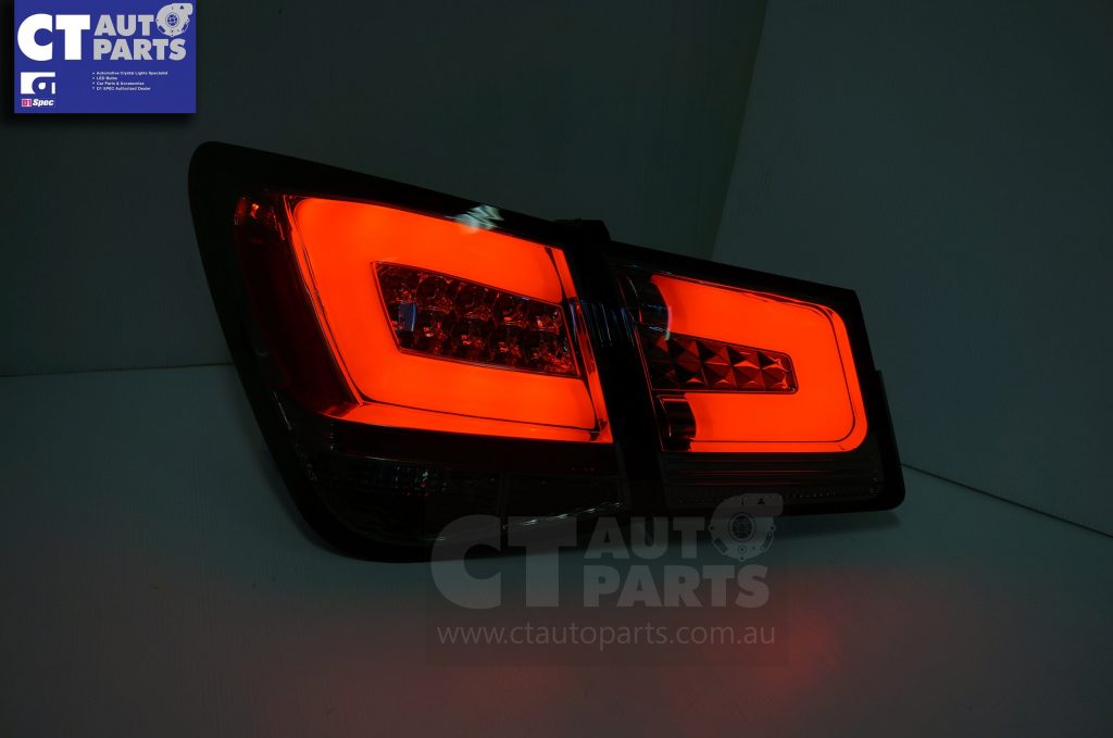 Smoked Black LED Tail Lights Holden Cruze Sedan 09-14 Taillight 4 Doors Turbo-8366