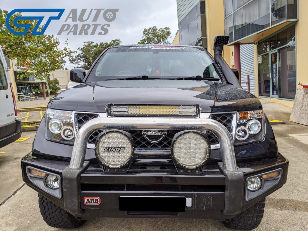 LED ANGEL-EYES Black HeadLight for PathFinder R51 Nissan Navara D40 CLR-13712