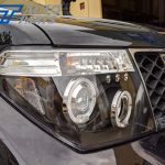 LED ANGEL-EYES Black HeadLight for PathFinder R51 Nissan Navara D40 CLR-13713