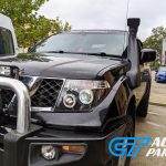 LED ANGEL-EYES Black HeadLight for PathFinder R51 Nissan Navara D40 CLR-13715