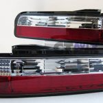 Clear Red LED Tail Lights Nissan Silvia S13 CA18DET SR20DET "" LED ""-2704