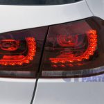 MK6 Golf R Style Clear Red LED Tail lights for VW Golf VI VW VI 6 GTD GTI Dynamic Signal -0