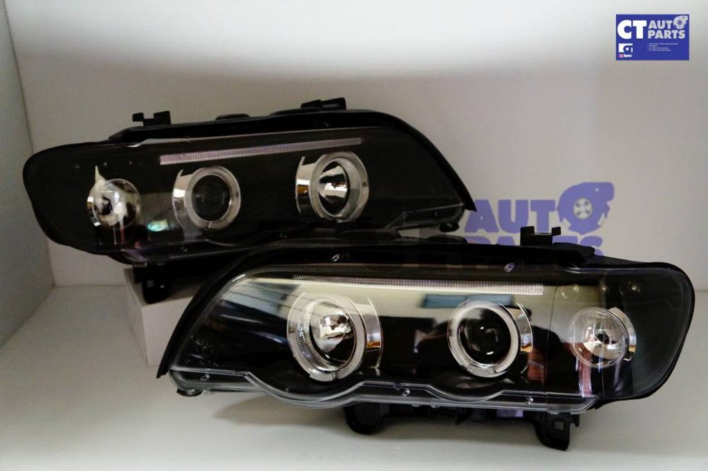 00-03 BMW X5 E53 LED Angel-Eyes Projector HeadLight-2659